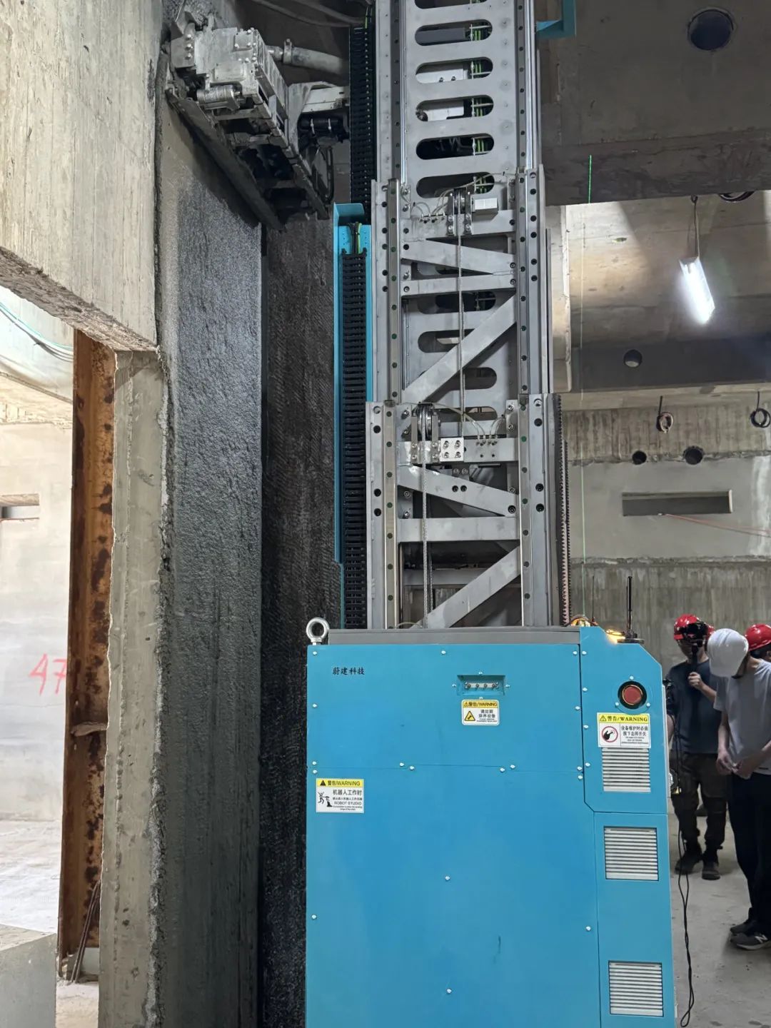 CA88抹灰机器人惊艳台湾省建筑界，助力智能建造工程升级(图3)