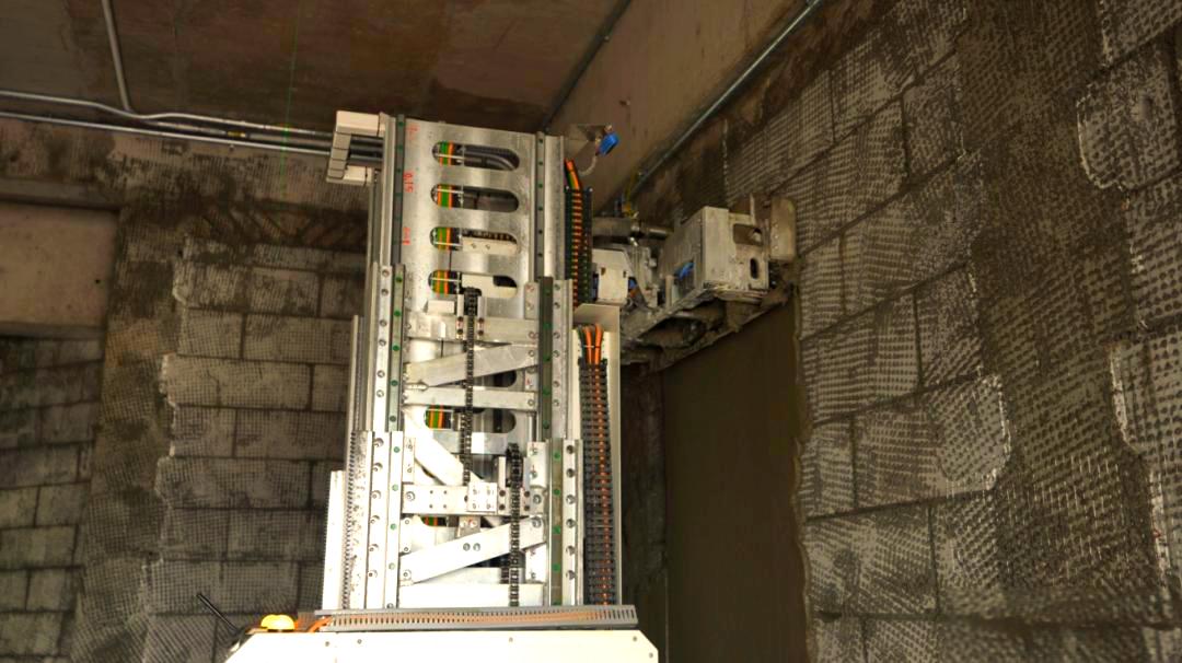 CA88抹灰机器人在深圳地铁5号线项目应用施工(图2)