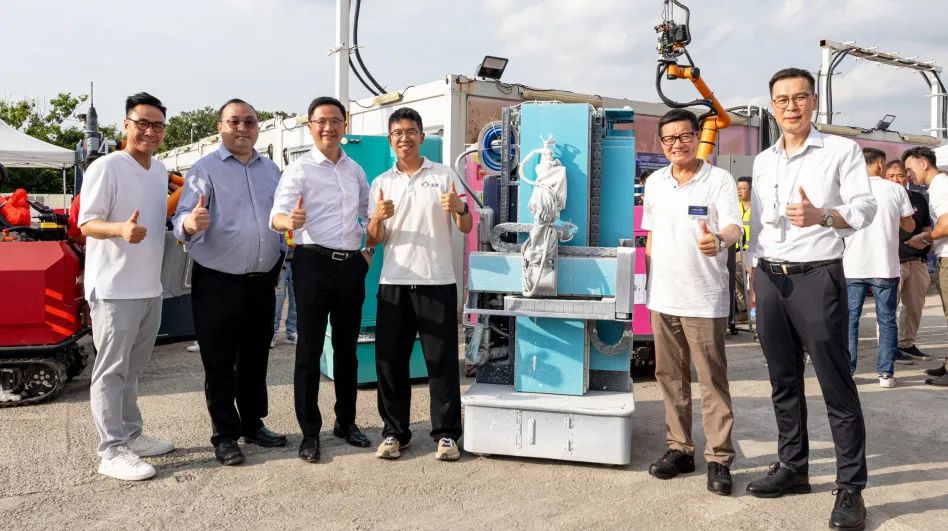 CA88喷涂机器人亮相首届粤港澳建筑机器人大赛(图2)