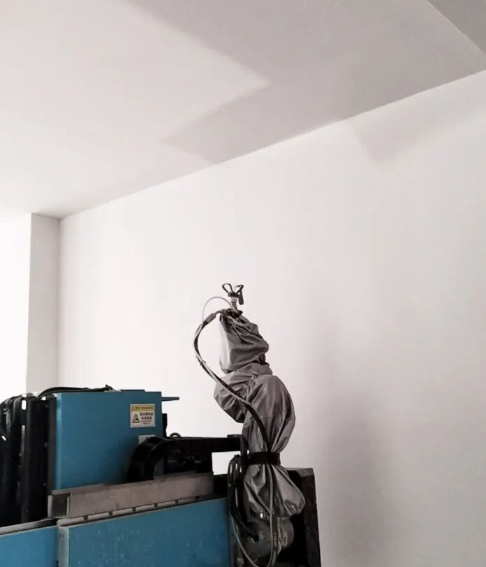 狭小空间里精准作业 CA88喷涂机器人圆满完成南京智鑫慧谷人才公寓项目(图8)