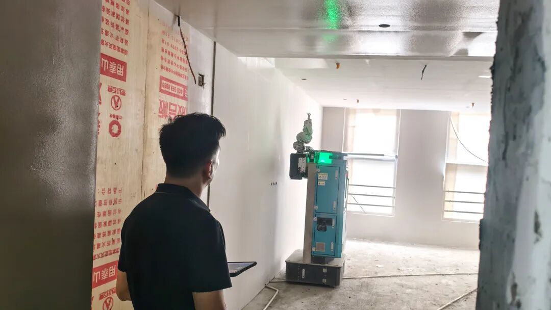 狭小空间里精准作业 CA88喷涂机器人圆满完成南京智鑫慧谷人才公寓项目(图3)